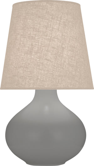 Robert Abbey - MST98 - One Light Table Lamp - June - Matte Smoky Taupe Glazed Ceramic