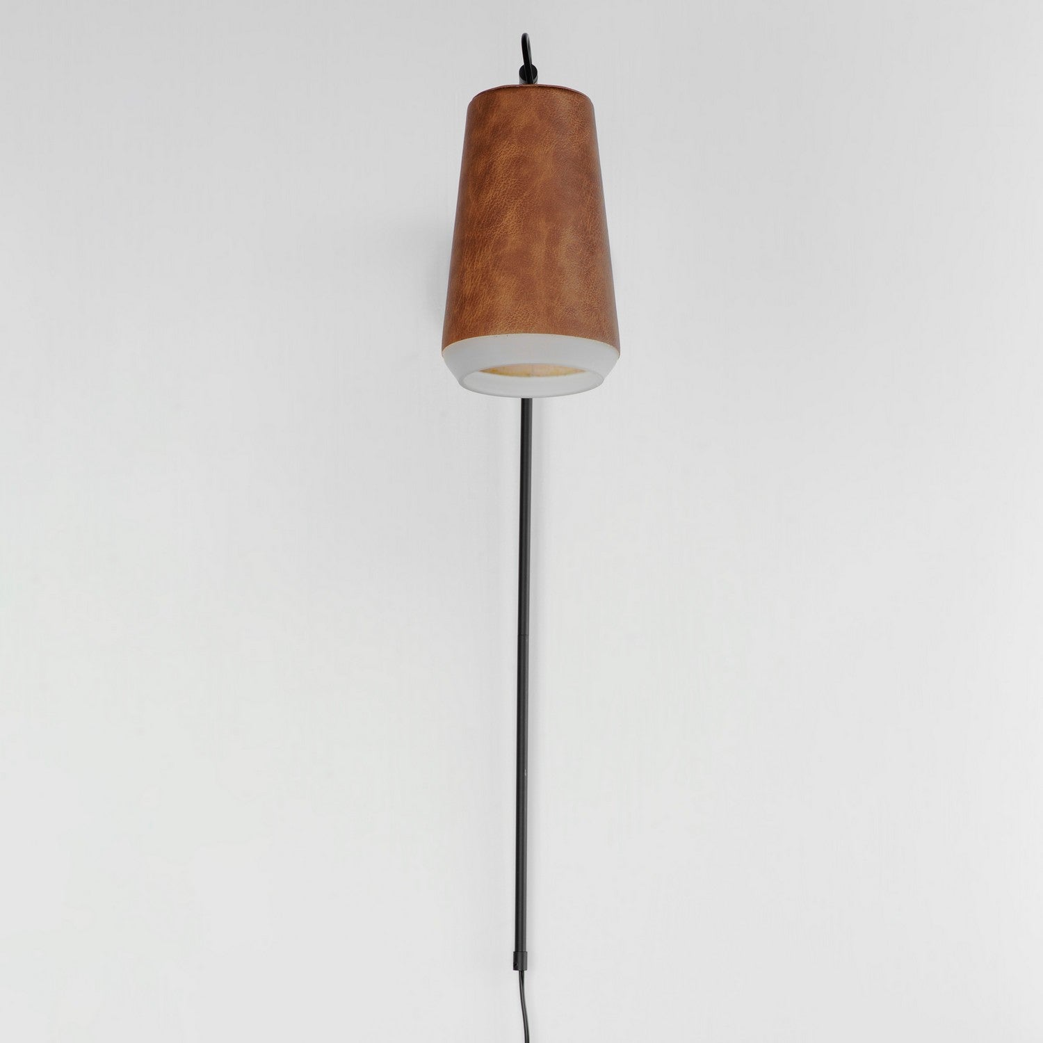 Maxim - 10096WWDTN - LED Wall Sconce - Scout - Weathered Wood / Tan Leather