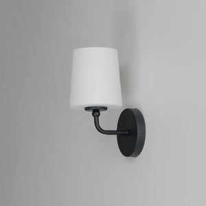 Maxim - 12091SWBK - One Light Wall Sconce - Bristol - Black