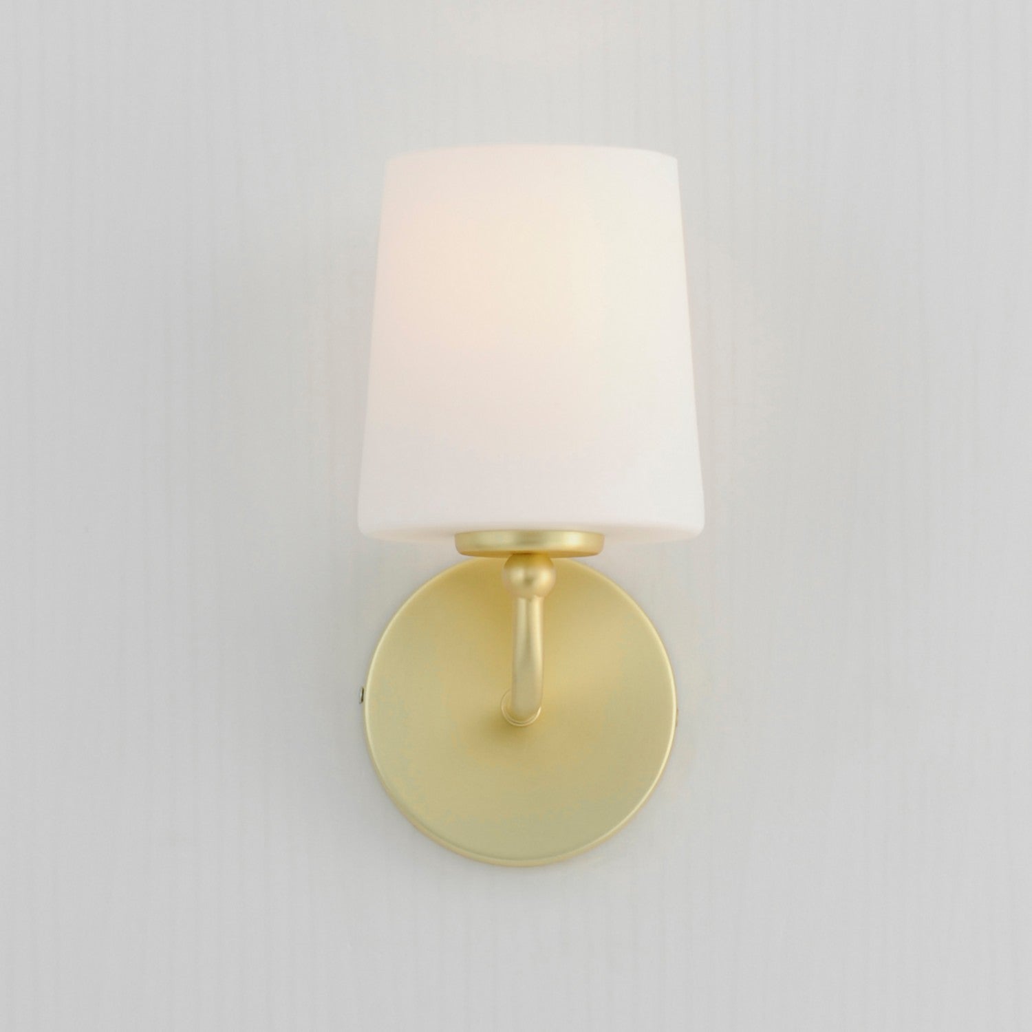 Maxim - 12091SWSBR - One Light Wall Sconce - Bristol - Satin Brass