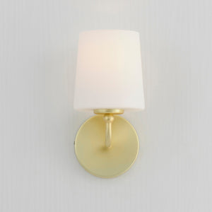 Maxim - 12091SWSBR - One Light Wall Sconce - Bristol - Satin Brass