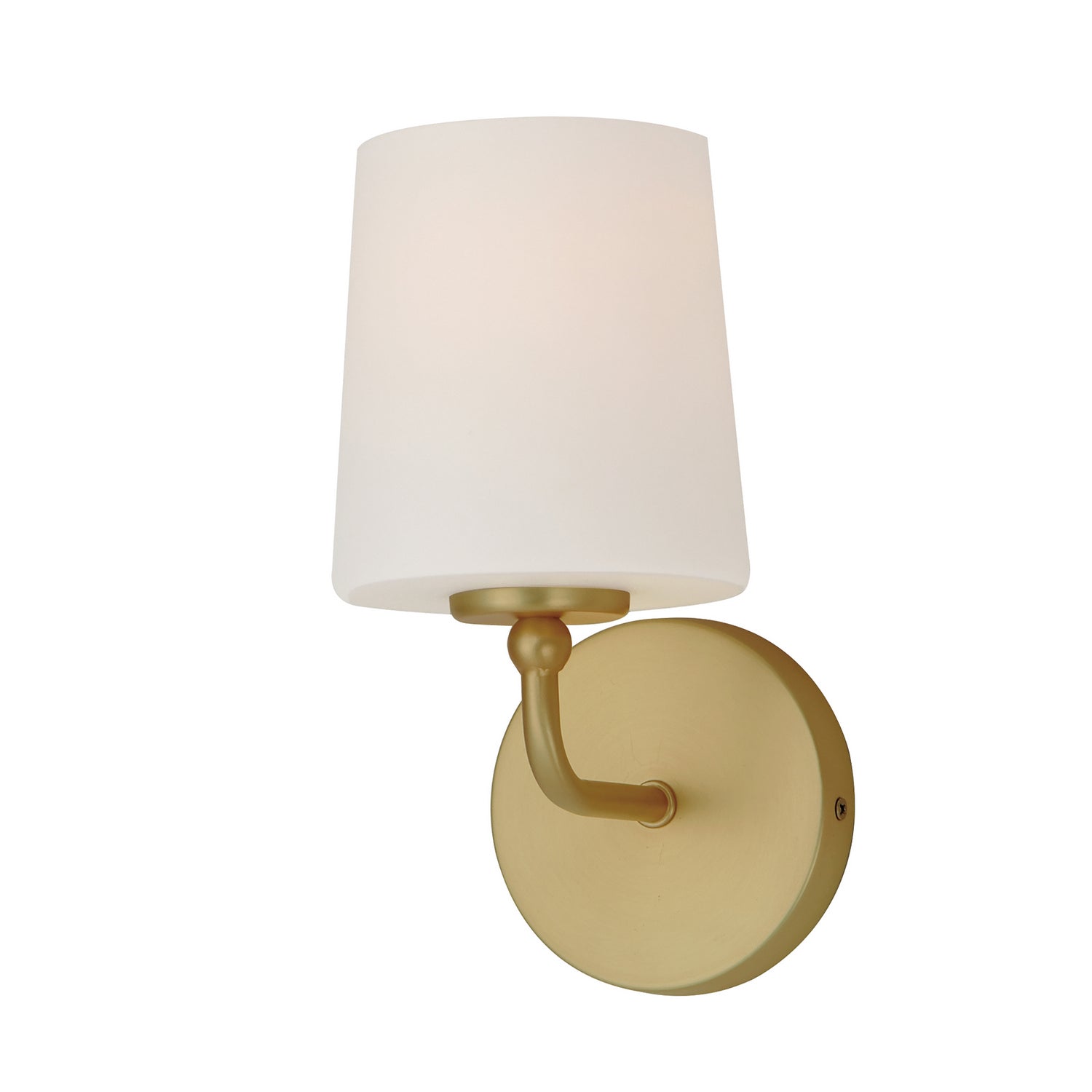 Maxim - 12091SWSBR - One Light Wall Sconce - Bristol - Satin Brass