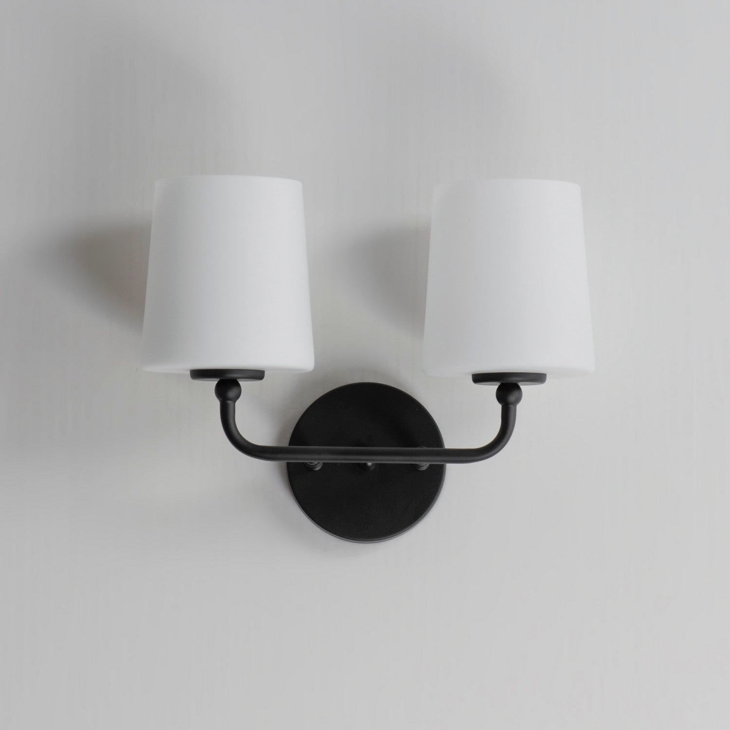 Maxim - 12092SWBK - Two Light Wall Sconce - Bristol - Black