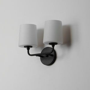 Maxim - 12092SWBK - Two Light Wall Sconce - Bristol - Black