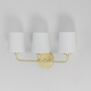 Maxim - 12093SWSBR - Three Light Bath Vanity - Bristol - Satin Brass