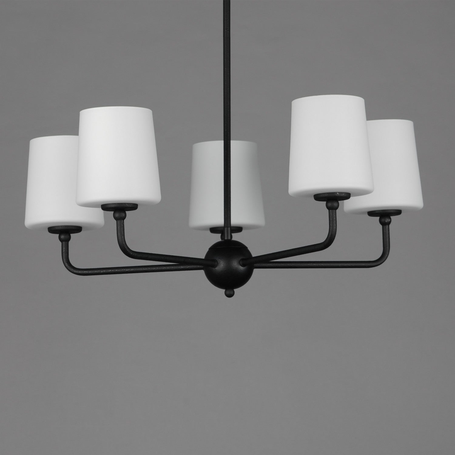 Maxim - 12095SWAR - Five Light Chandelier - Bristol - Anthracite