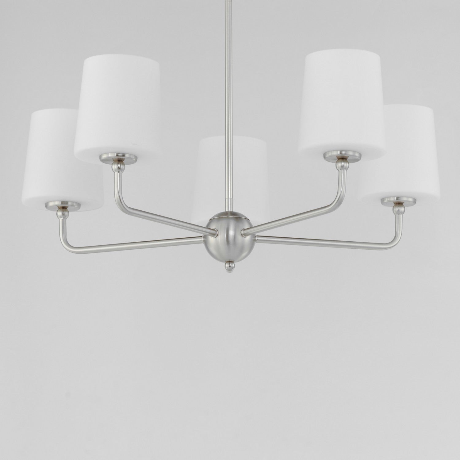 Maxim - 12095SWSN - Five Light Chandelier - Bristol - Satin Nickel