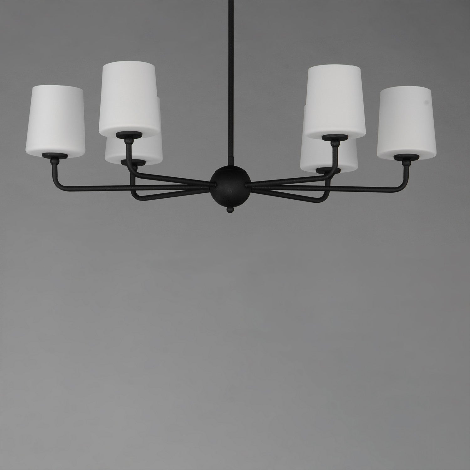 Maxim - 12096SWAR - Six Light Chandelier - Bristol - Anthracite