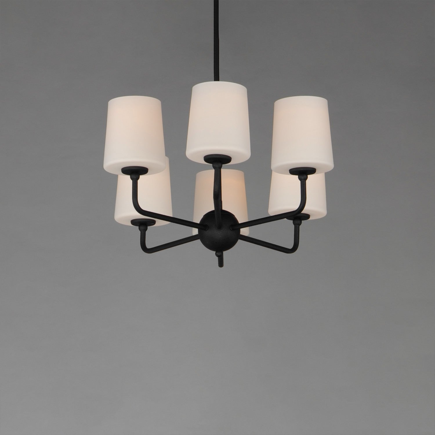 Maxim - 12096SWAR - Six Light Chandelier - Bristol - Anthracite