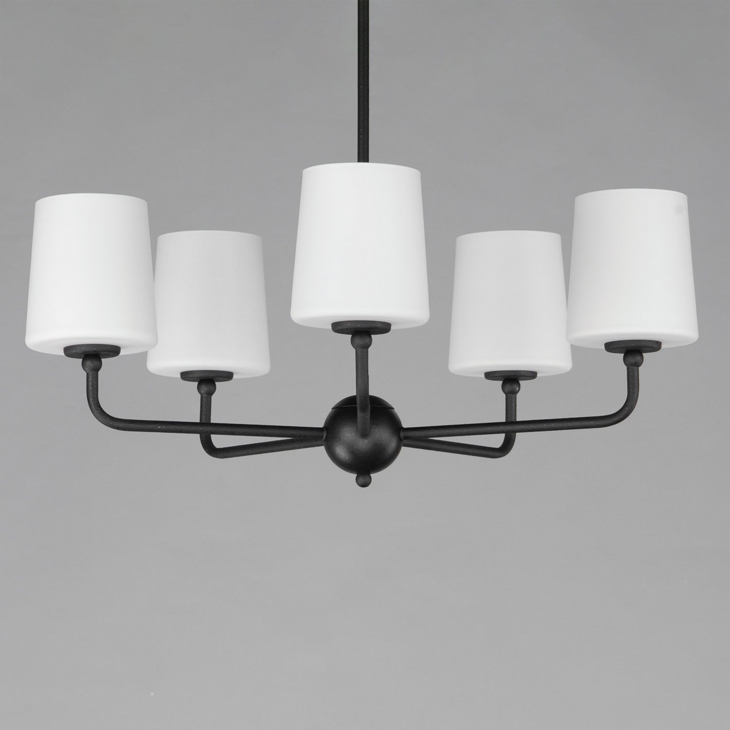 Maxim - 12096SWAR - Six Light Chandelier - Bristol - Anthracite