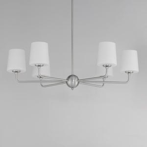 Maxim - 12096SWSN - Six Light Chandelier - Bristol - Satin Nickel