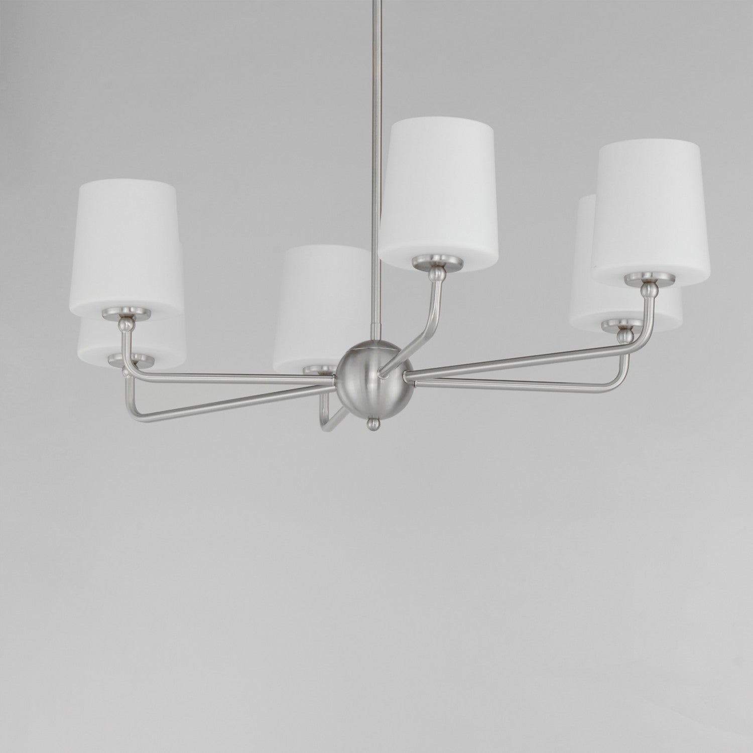 Maxim - 12096SWSN - Six Light Chandelier - Bristol - Satin Nickel