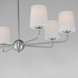 Maxim - 12096SWSN - Six Light Chandelier - Bristol - Satin Nickel