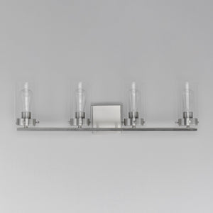 Maxim - 12404CLSN - Four Light Bath Vanity - Pinn - Satin Nickel