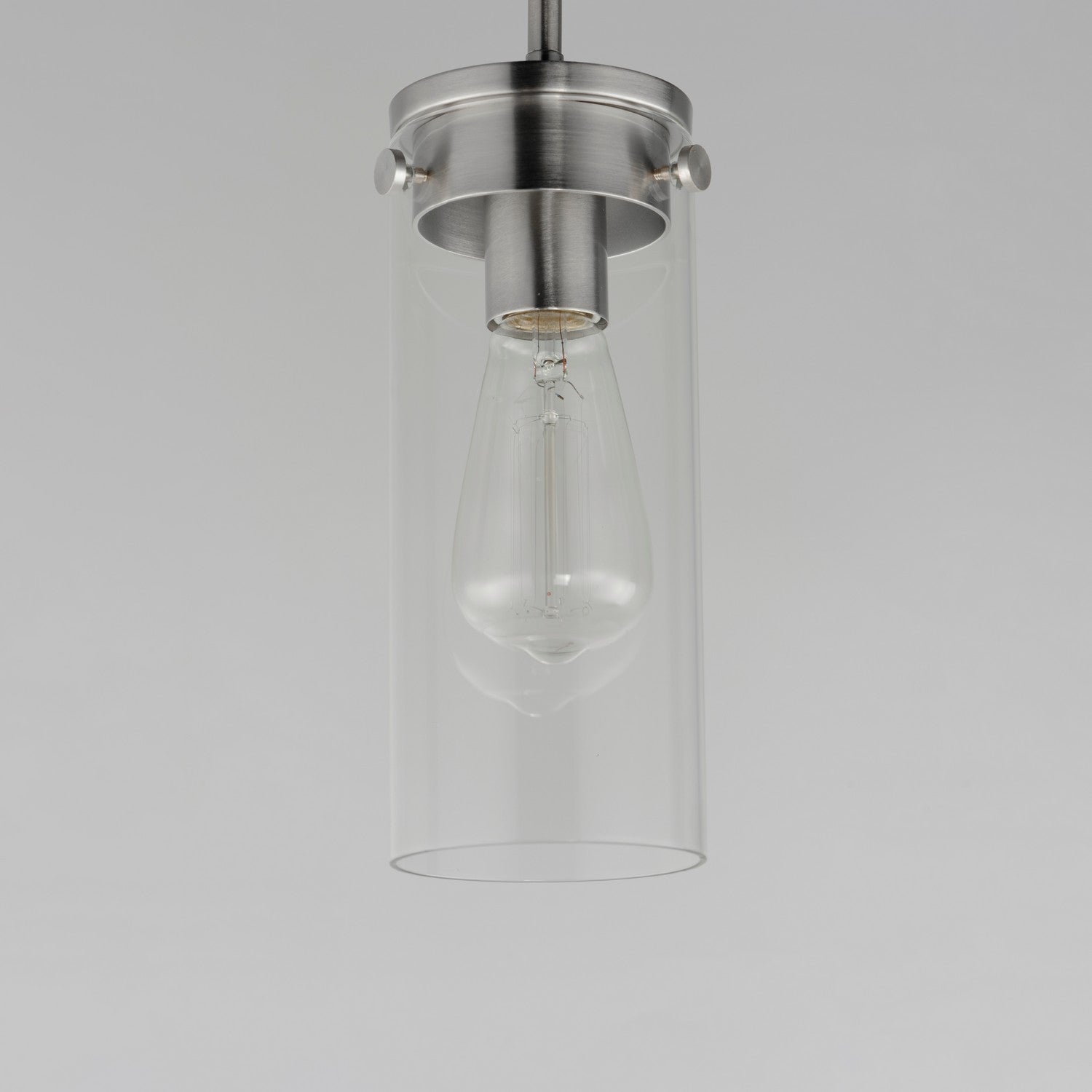 Maxim - 12406CLSN - One Light Mini Pendant - Pinn - Satin Nickel