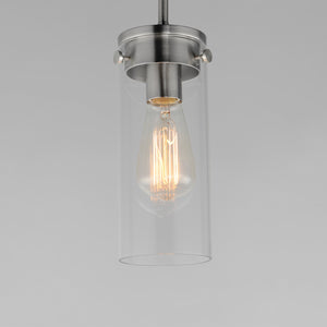 Maxim - 12406CLSN - One Light Mini Pendant - Pinn - Satin Nickel