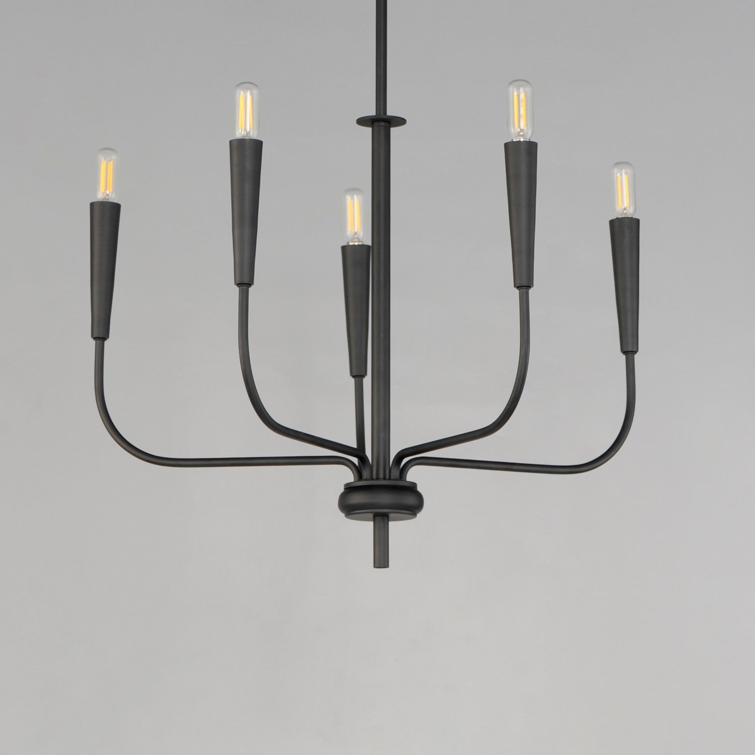 Maxim - 24815BK - Five Light Chandelier - Vela - Black