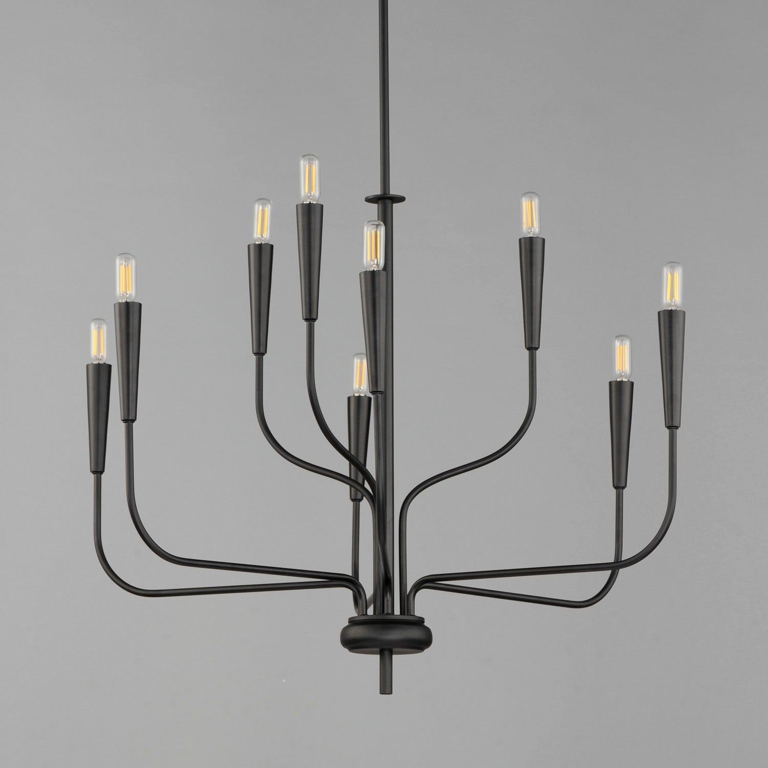 Maxim - 24819BK - Nine Light Chandelier - Vela - Black