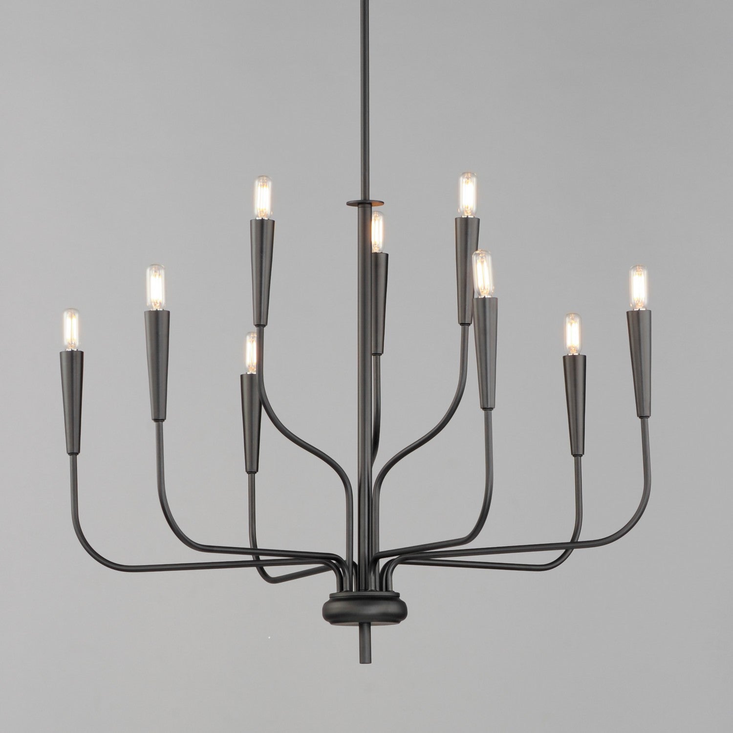 Maxim - 24819BK - Nine Light Chandelier - Vela - Black