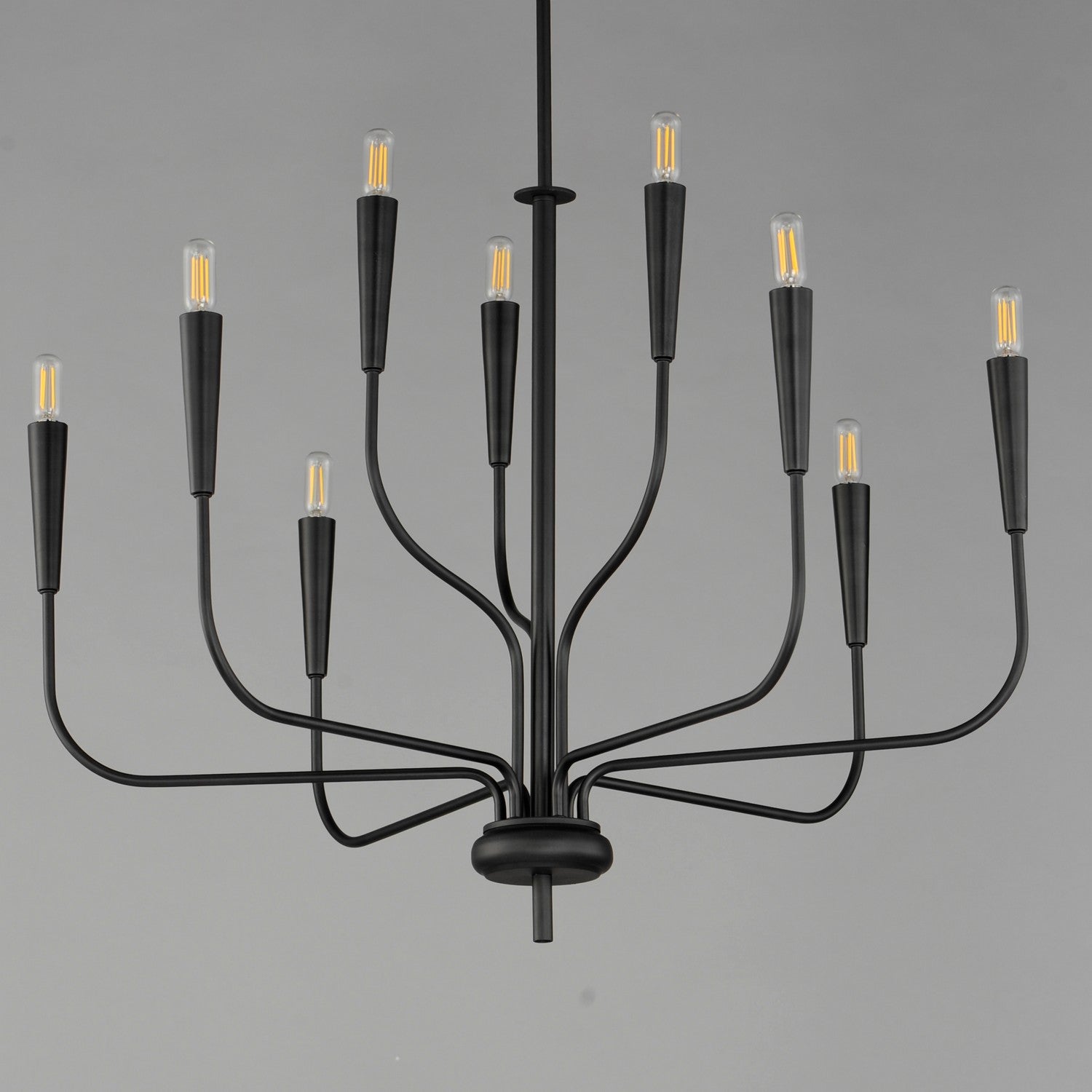 Maxim - 24819BK - Nine Light Chandelier - Vela - Black