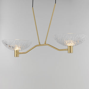 Maxim - 24982TCSBR - LED Linear Pendant - Metropolis - Satin Brass