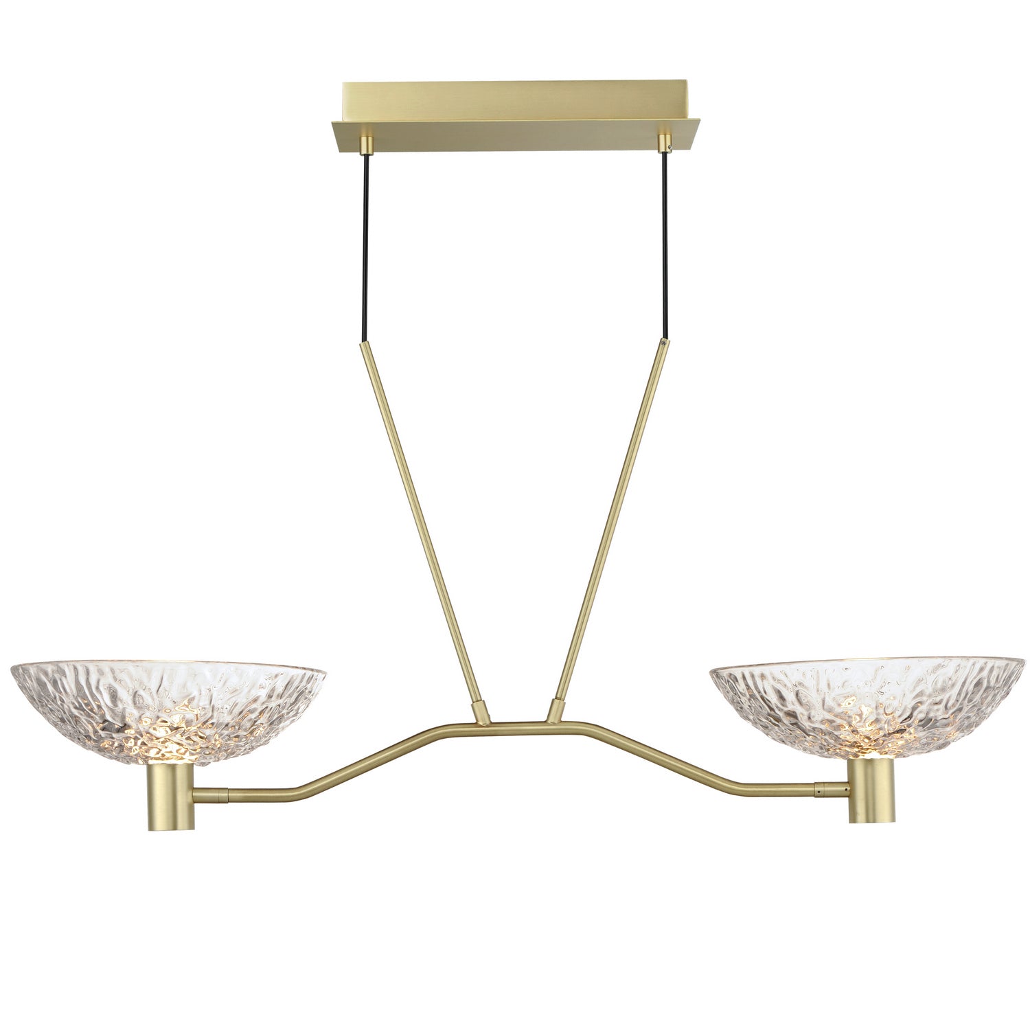 Maxim - 24982TCSBR - LED Linear Pendant - Metropolis - Satin Brass