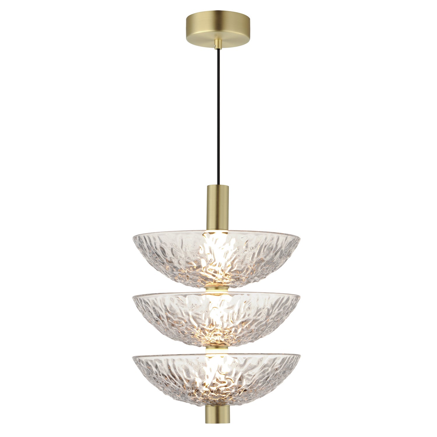 Maxim - 24983TCSBR - LED Pendant - Metropolis - Satin Brass