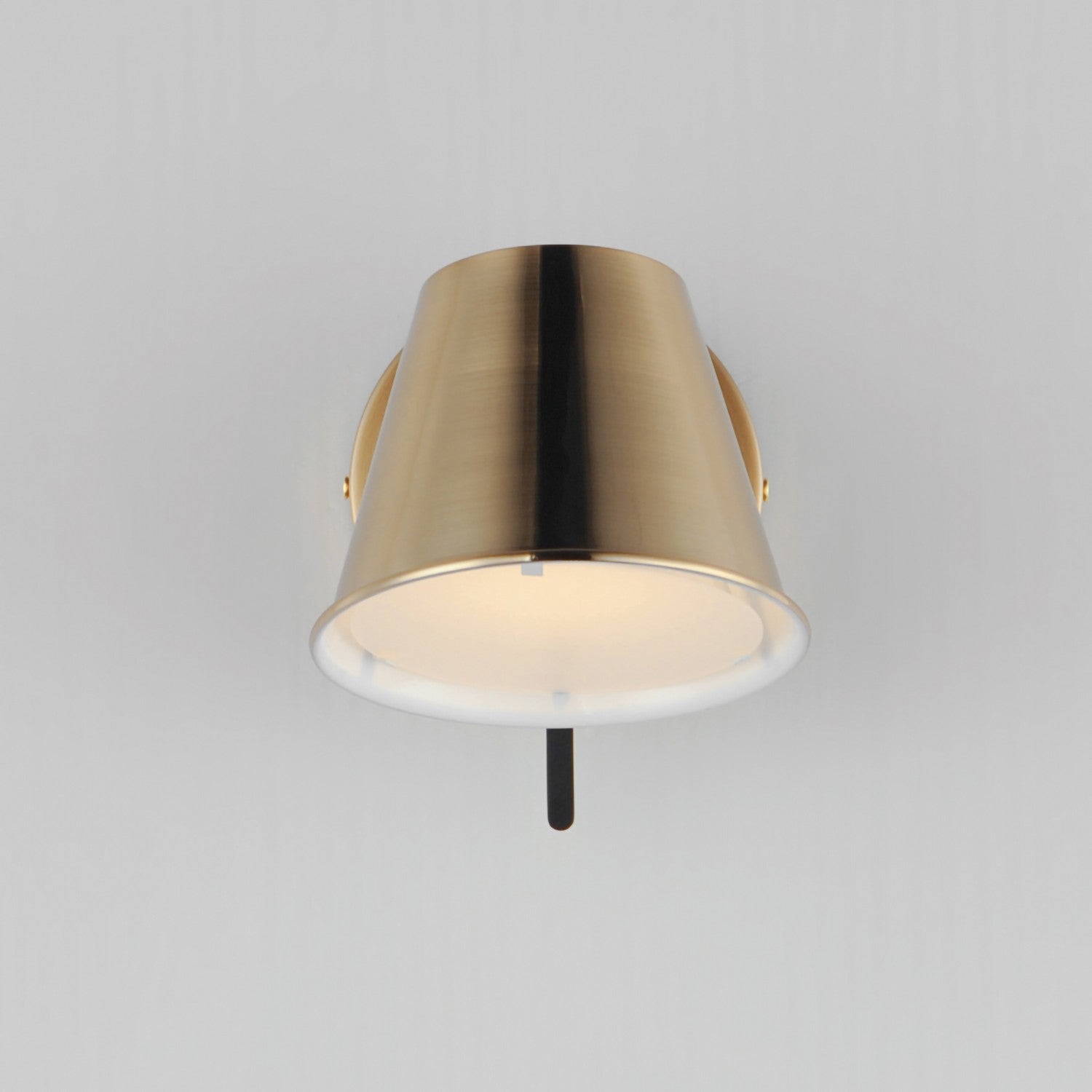 Maxim - 25171DBZHR - LED Wall Sconce - Carlo - Dark Bronze, Leather, Heritage Brass