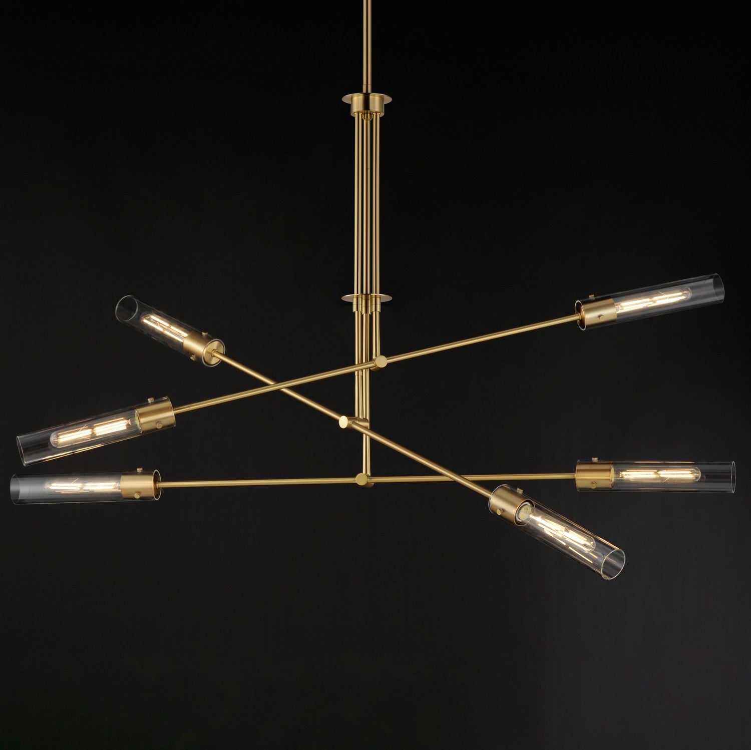 Maxim - 26376CLNAB - LED Pendant - Equilibrium - Natural Aged Brass