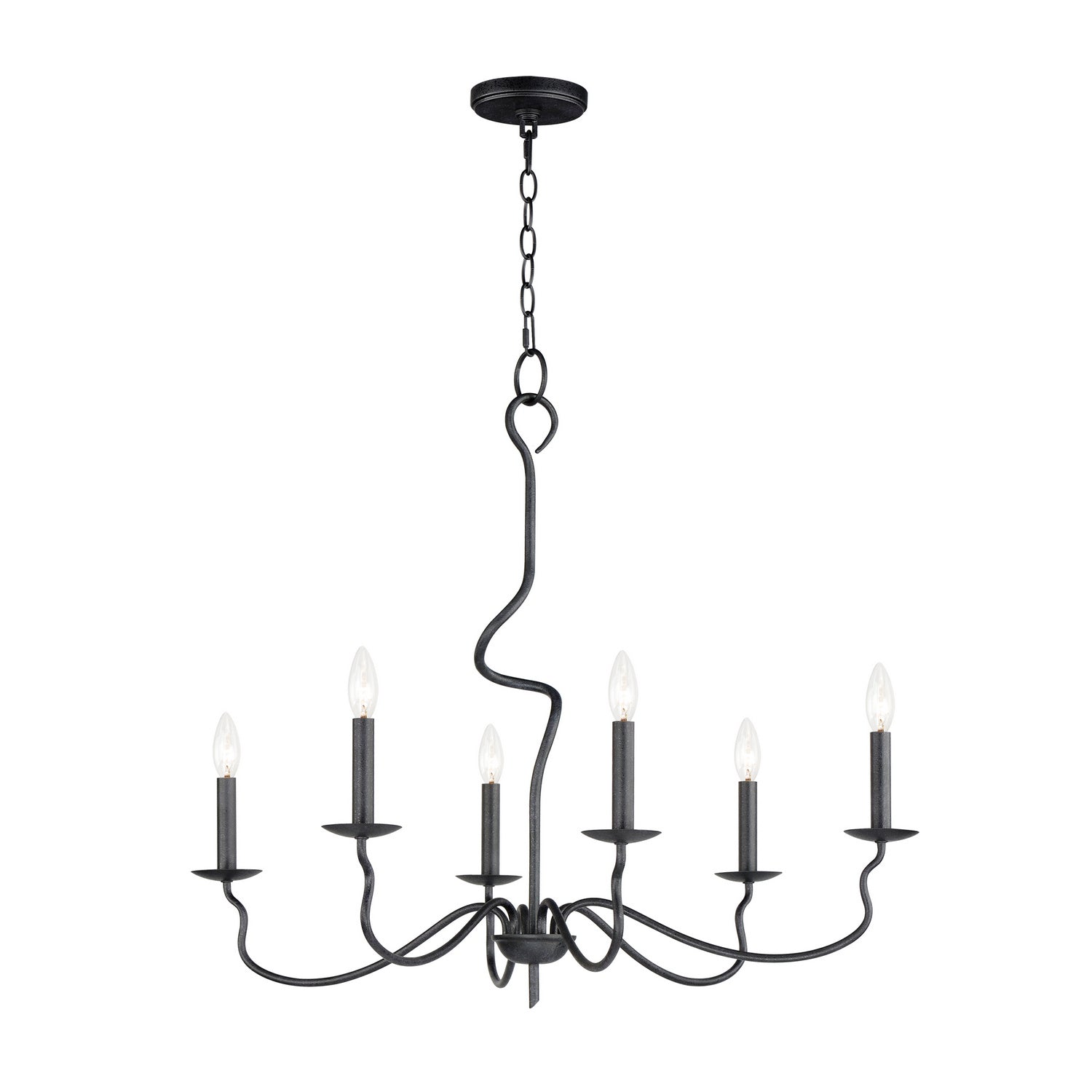 Maxim - 27706BO - Six Light Chandelier - Padrona - Black Oxide