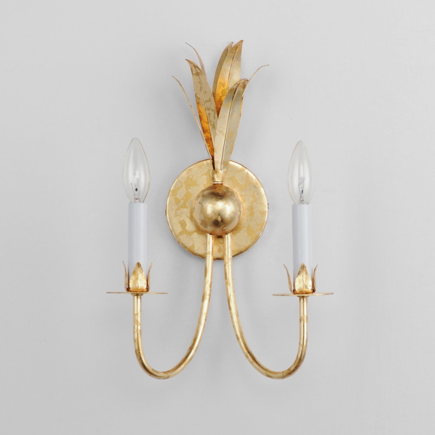 Maxim - 2882GL - Two Light Wall Sconce - Paloma - Gold Leaf