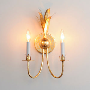 Maxim - 2882GL - Two Light Wall Sconce - Paloma - Gold Leaf