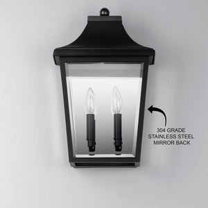 Maxim - 40231CLBK - Two Light Pocket Sconce - Sutton Place VX - Black