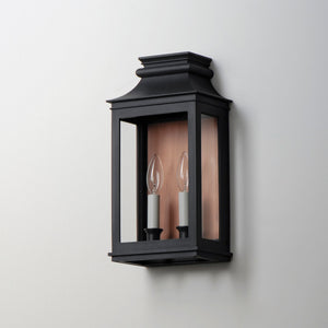 Maxim - 40914CLACPBO - Two Light Outdoor Wall Sconce - Savannah VX - Antique Copper / Black Oxide