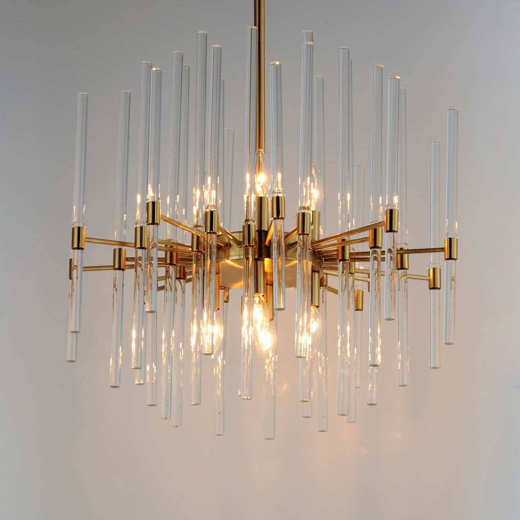 Maxim - 38405CLHR - Eight Light Chandelier - Divine - Heritage