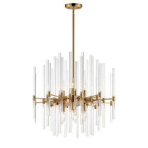 Maxim - 38405CLHR - Eight Light Chandelier - Divine - Heritage