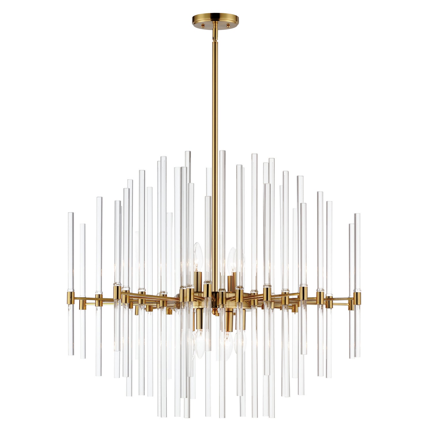 Maxim - 38406CLHR - Eight Light Chandelier - Divine - Heritage