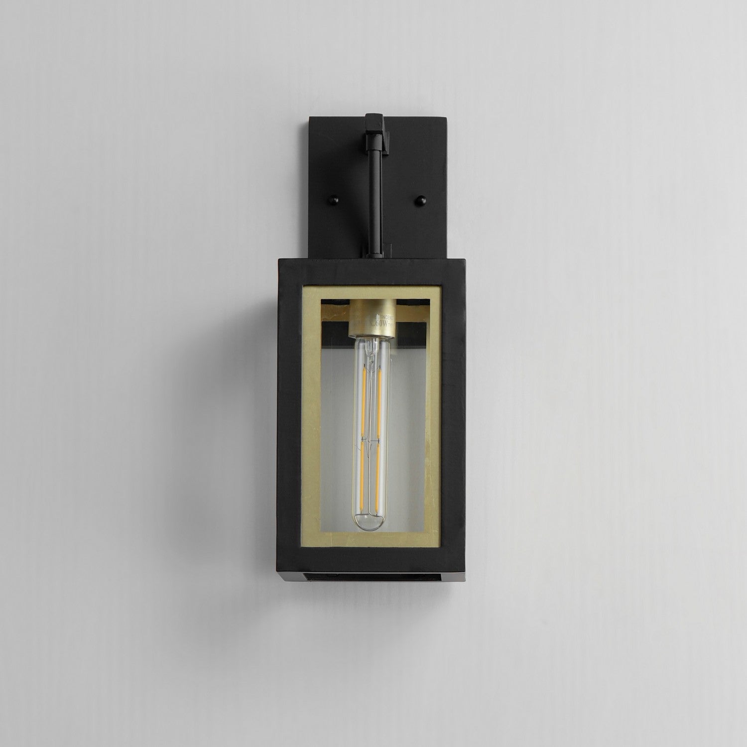 Maxim - 30052CLBKGLD - One Light Outdoor Wall Sconce - Neoclass - Black / Gold