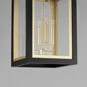 Maxim - 30058CLBKGLD - Four Light Outdoor Pendant - Neoclass - Black / Gold