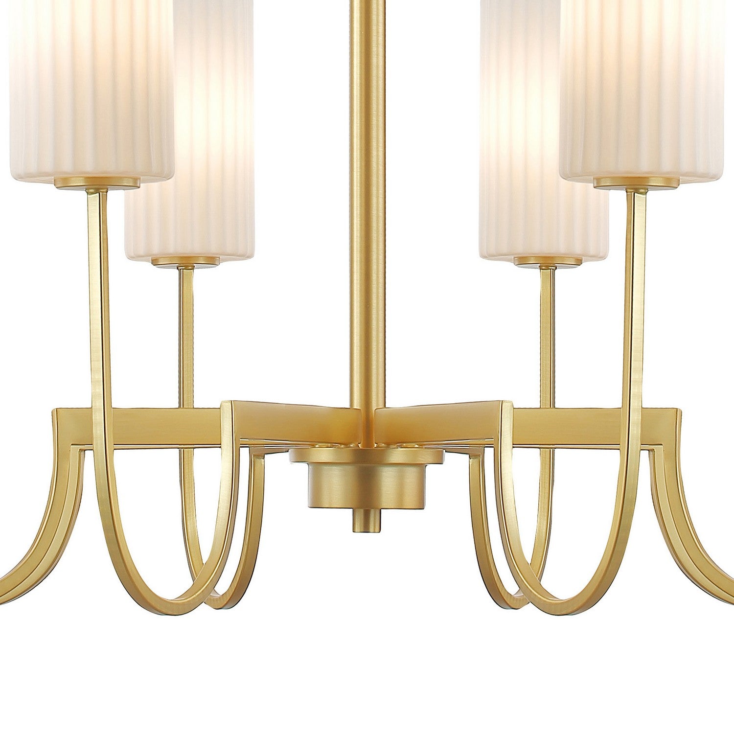 Maxim - 32008SWSBR - Eight Light Chandelier - Town and Country - Satin Brass