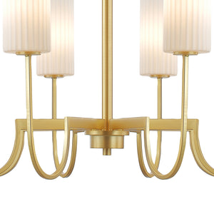 Maxim - 32008SWSBR - Eight Light Chandelier - Town and Country - Satin Brass