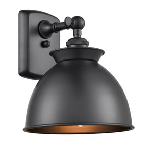 Innovations - 516-1W-BK-M14-BK - One Light Wall Sconce - Ballston - Matte Black