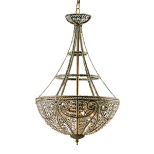 ELK Home - 5965/4 - Four Light Pendant - Elizabethan - Dark Bronze