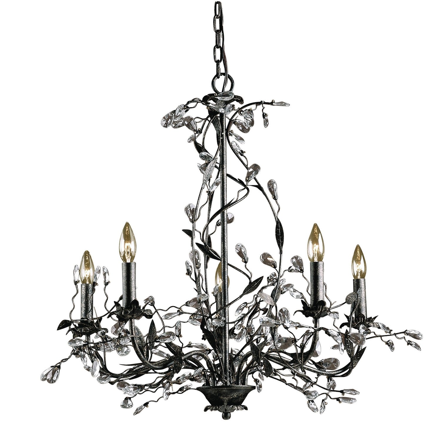 ELK Home - 8054/5 - Five Light Chandelier - Circeo - Deep Rust