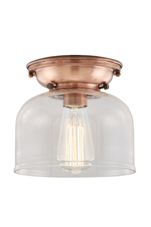 Innovations - 623-1F-AC-G72-LED - LED Flush Mount - Franklin Restoration - Antique Copper