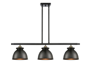 Innovations - 516-3I-BAB-M14-BK - Three Light Island Pendant - Ballston - Black Antique Brass