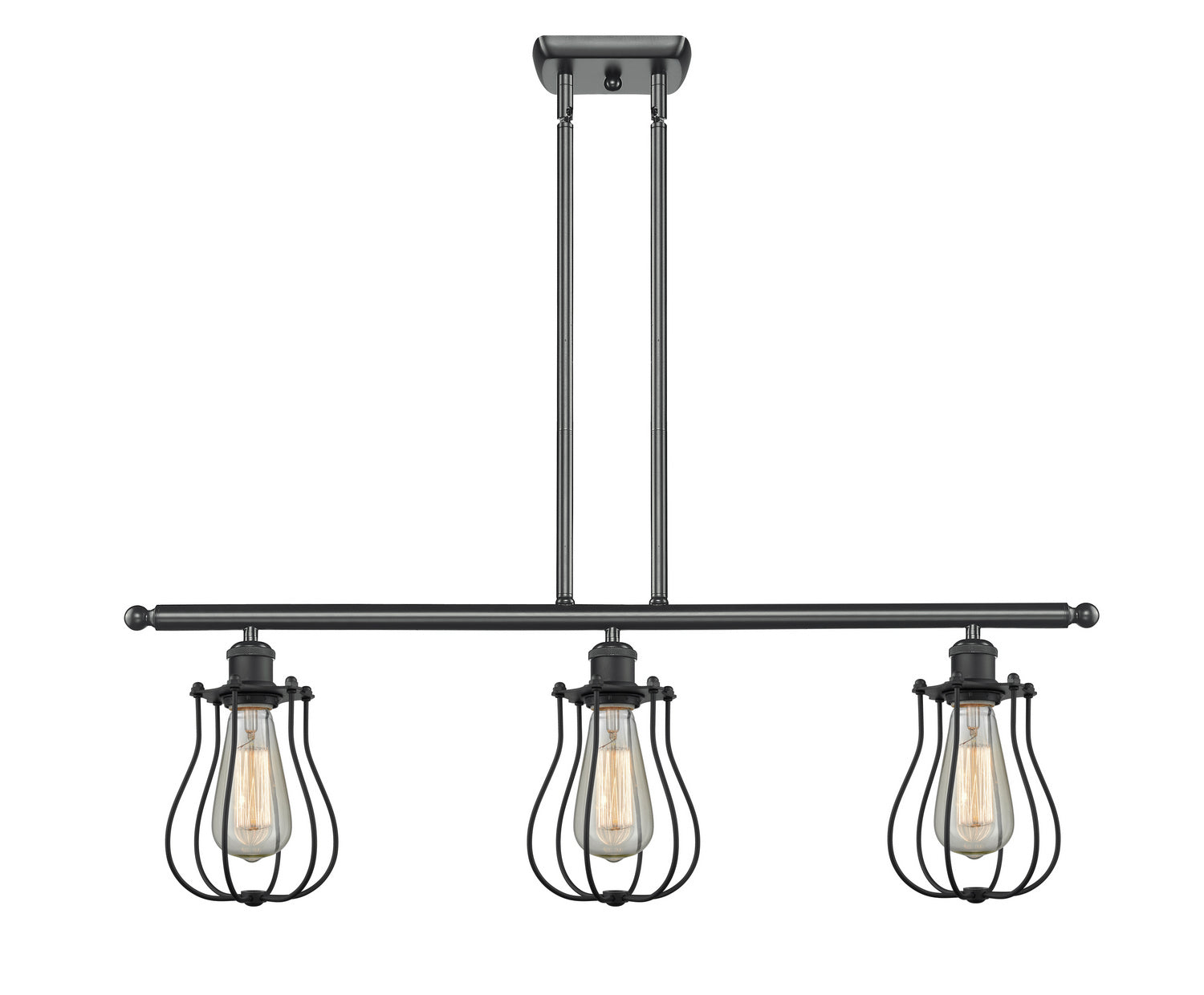 Innovations - 516-3I-BK-CE513-BK - Three Light Island Pendant - Austere - Matte Black