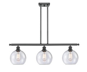 Innovations - 516-3I-BK-G124-8 - Three Light Island Pendant - Ballston - Matte Black