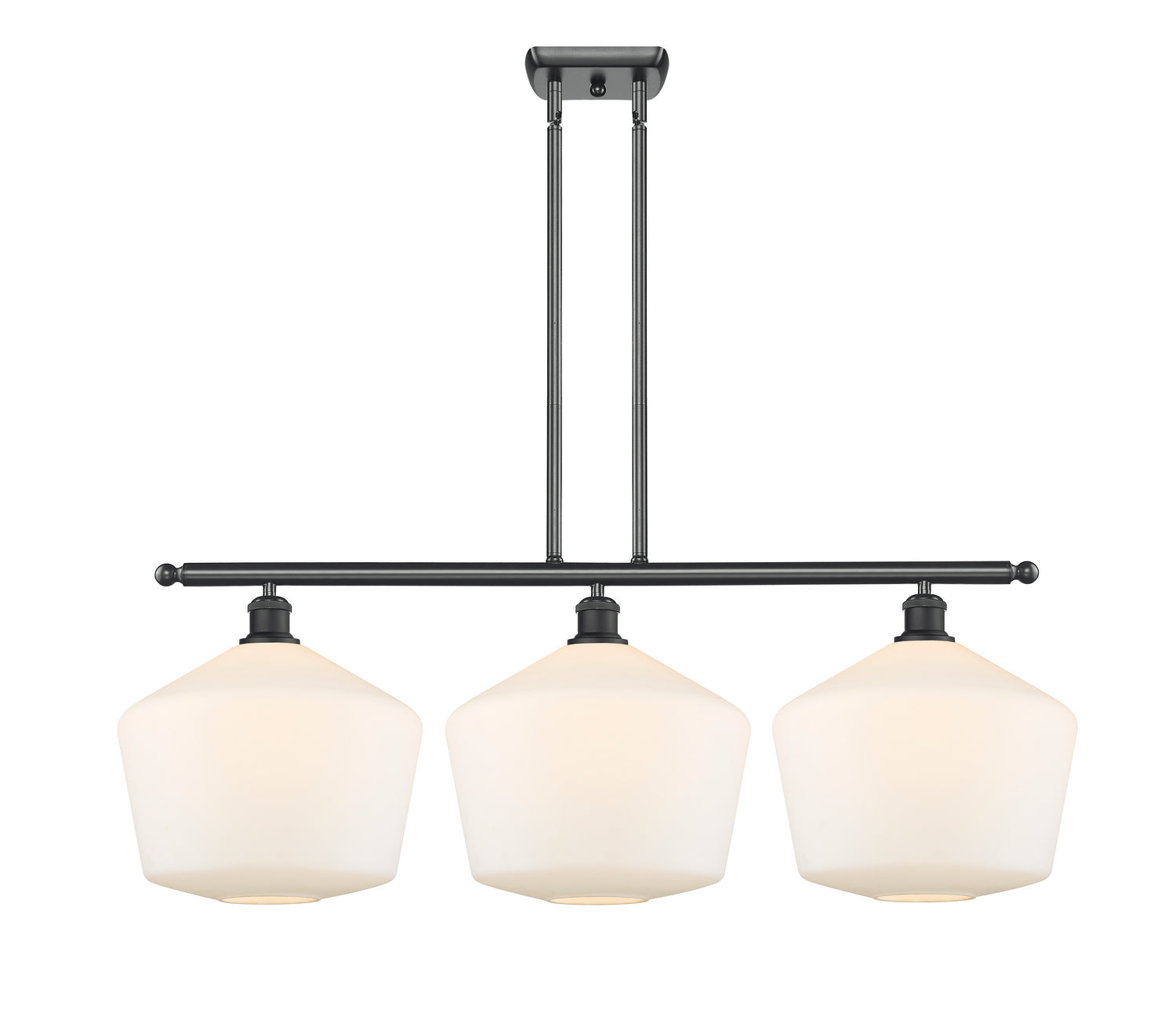 Innovations - 516-3I-BK-G651-12 - Three Light Island Pendant - Ballston - Matte Black