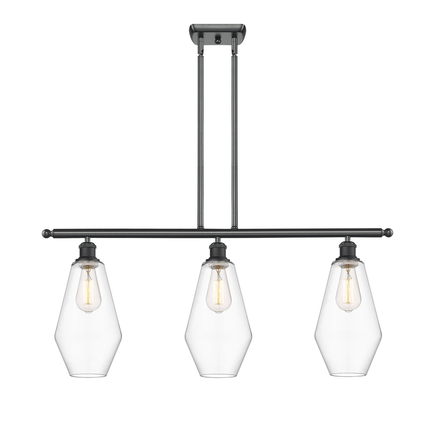 Innovations - 516-3I-BK-G652-7 - Three Light Island Pendant - Ballston - Matte Black